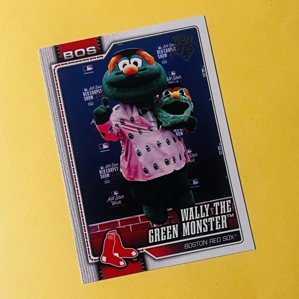 2026 Topps Series 1 Celebration‎ Wally The Green Monster Mascot M-2 Red Sox